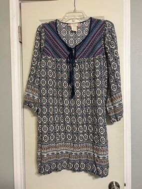 💲5️⃣,7️⃣&🔟Sale Flying Tomato multi print dress tie tassel